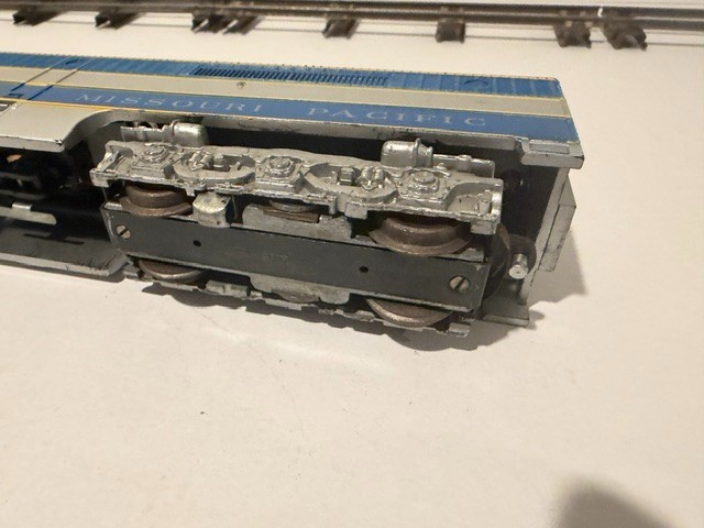 1959 American Flyer S Gauge 21922 Missouri Pacific PA-1 A-A Diesel Set