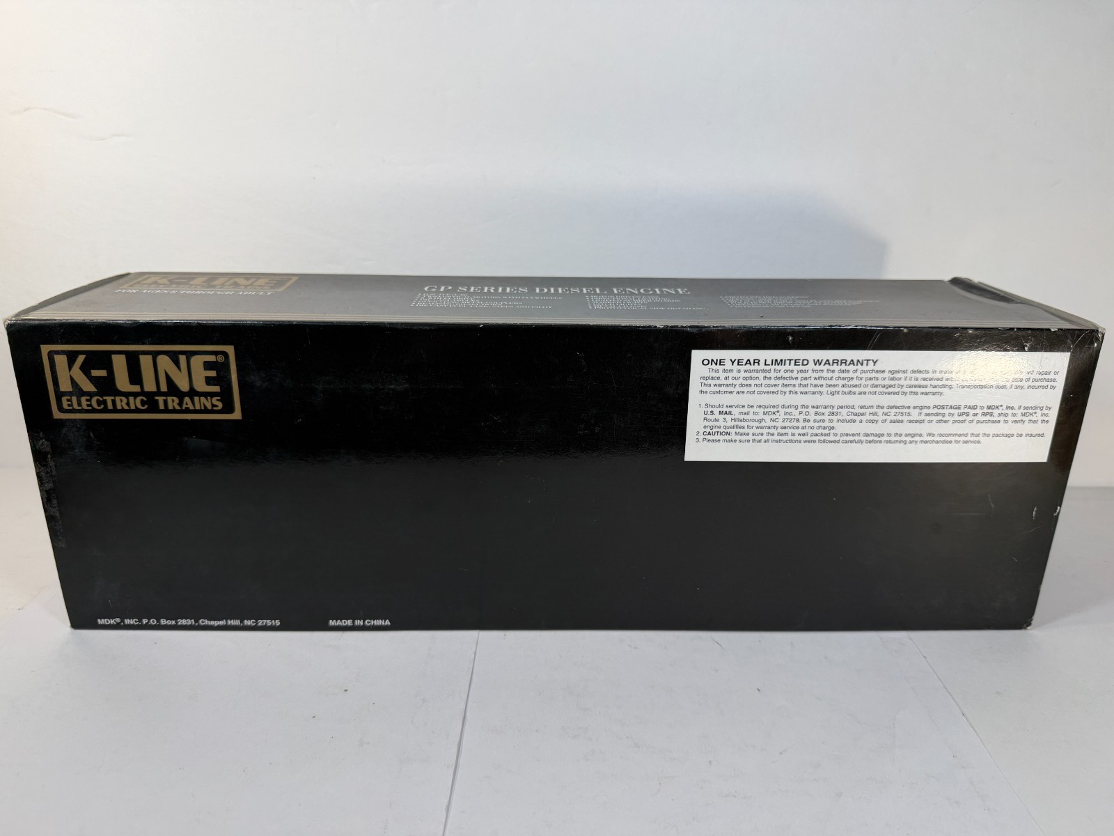 K-Line BNSF GP38-2 Diesel Engine K2411-2099 O Gauge Locomotive w/ Box & Manual
