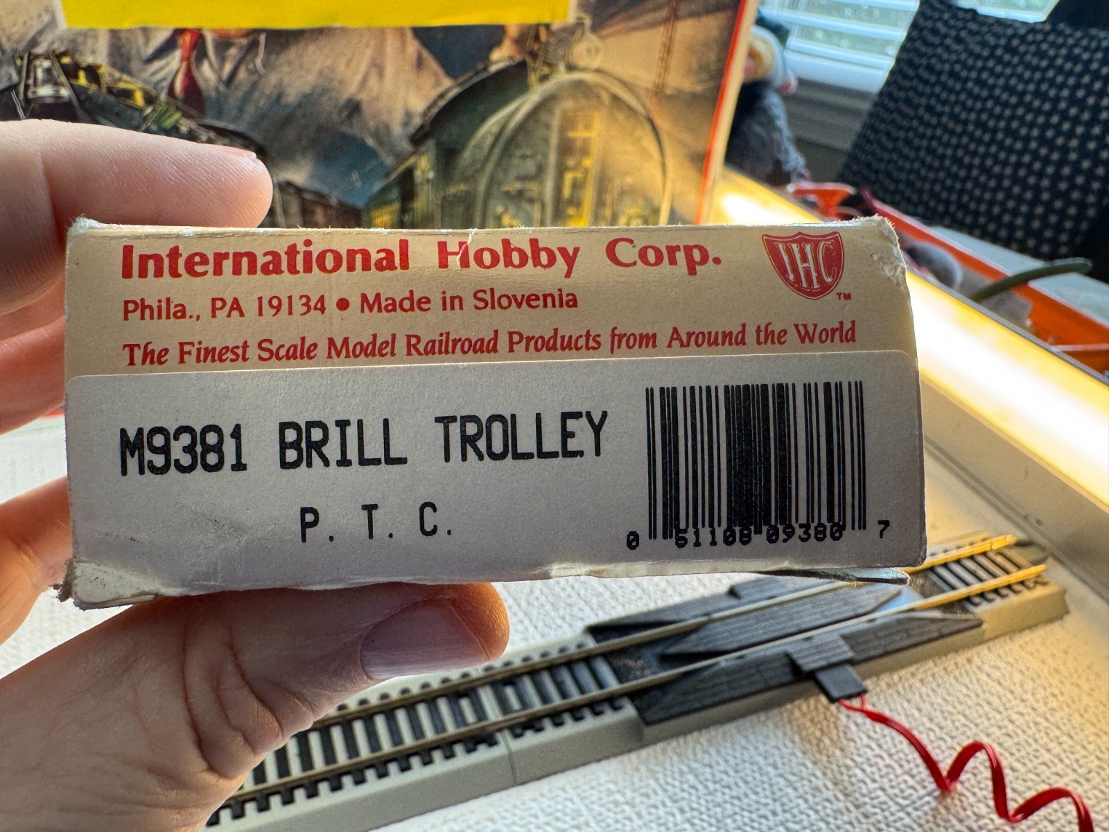 🚂 HO IHC – P.T.C. BRILL TROLLEY – 2 CAR SET-POWERED UNIT LIGHTED💥 H4009