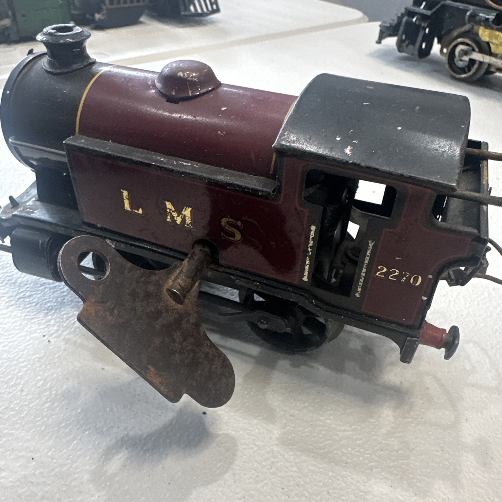 Vintage Hornby Series O Gauge LMS No. 2270 Type 101 Locomotive Clockwork Train