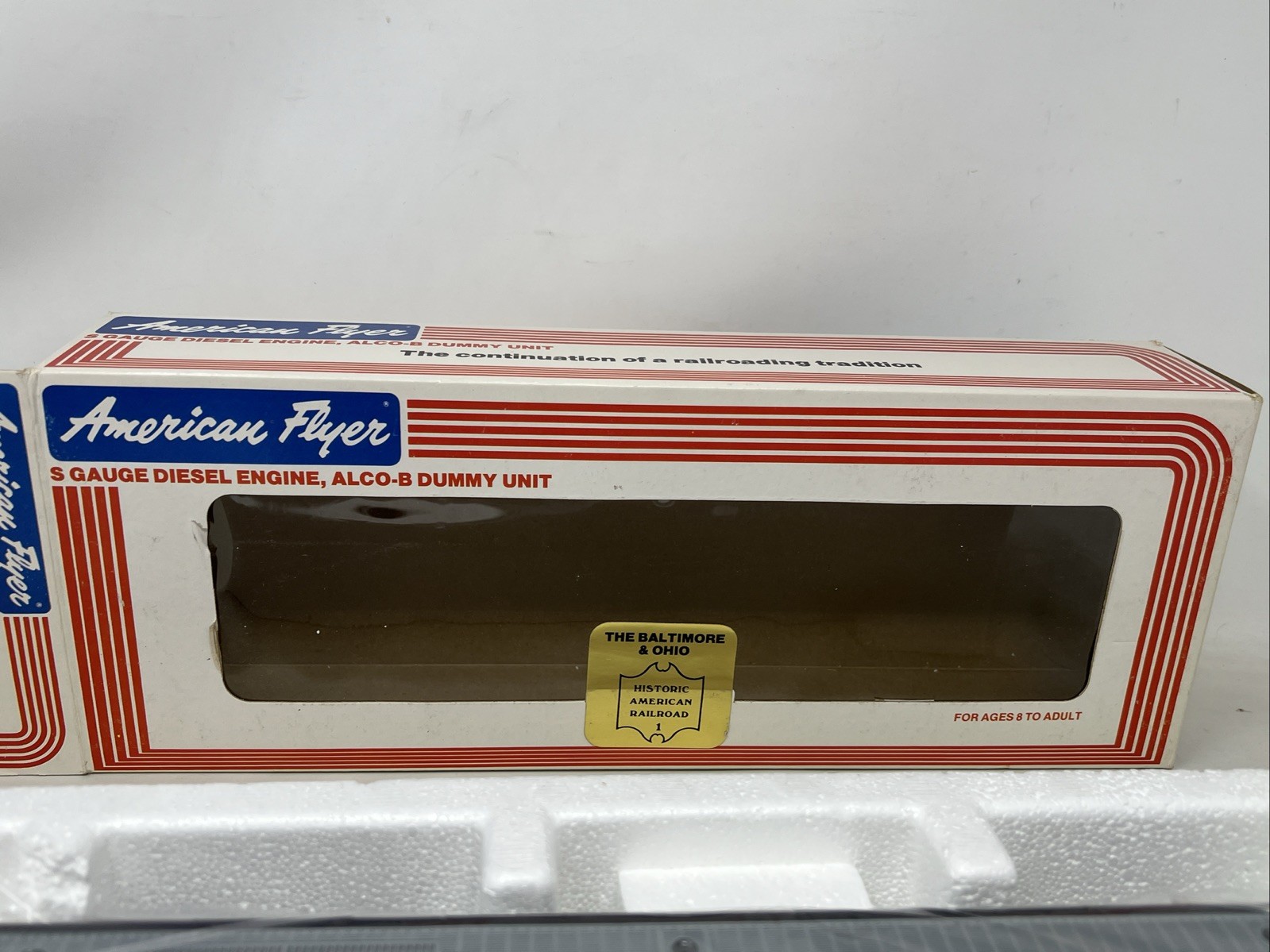 American Flyer 4-8154 S B&O Alco B Unit Non-Powered Diesel Locomotive LN/BOX