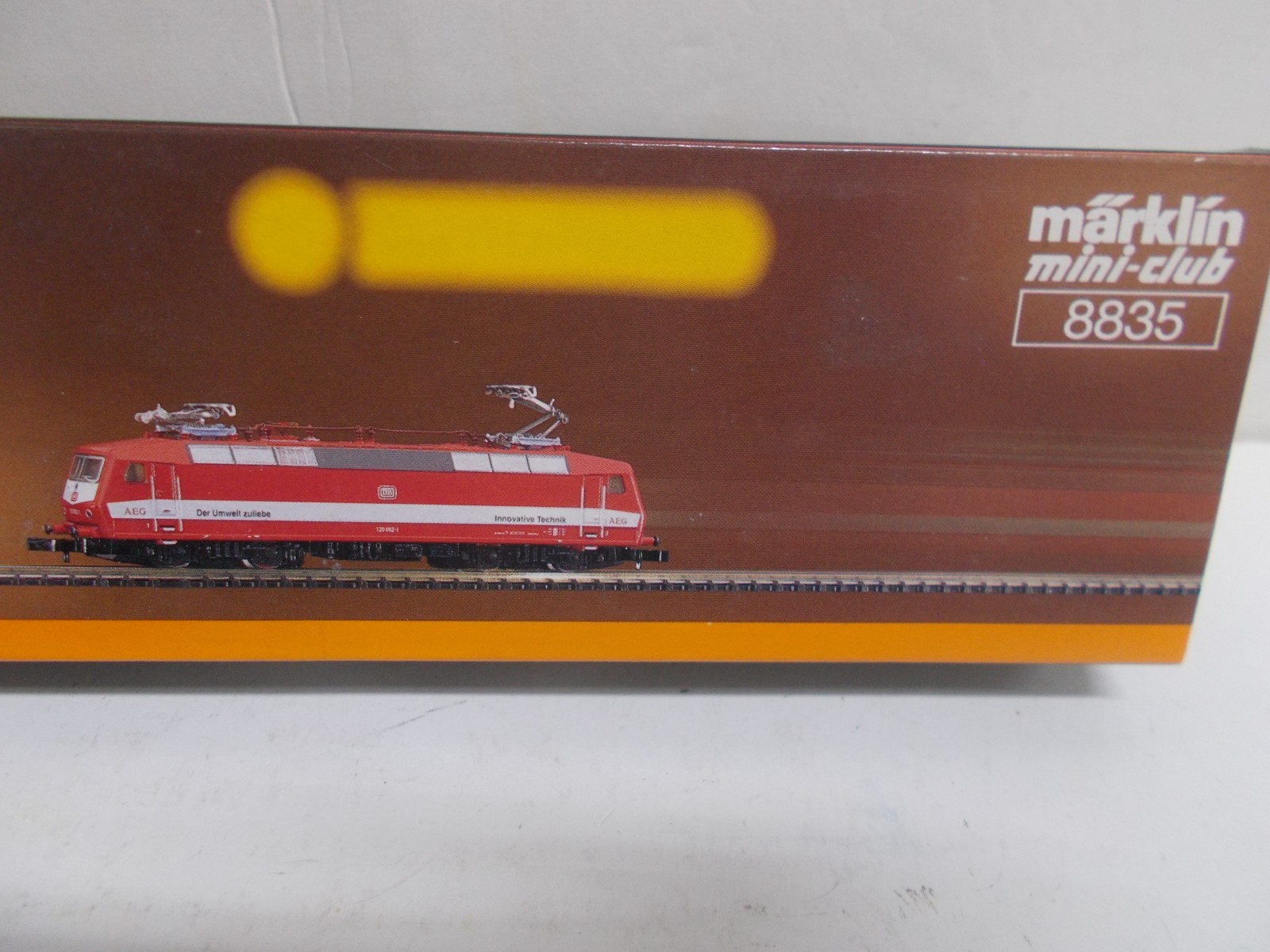 Z SCALE ~ MARKLIN # 8835 ~ DB – AEG ELECTRIC LOCOMOTIVE # 120 002-1~ TESTED