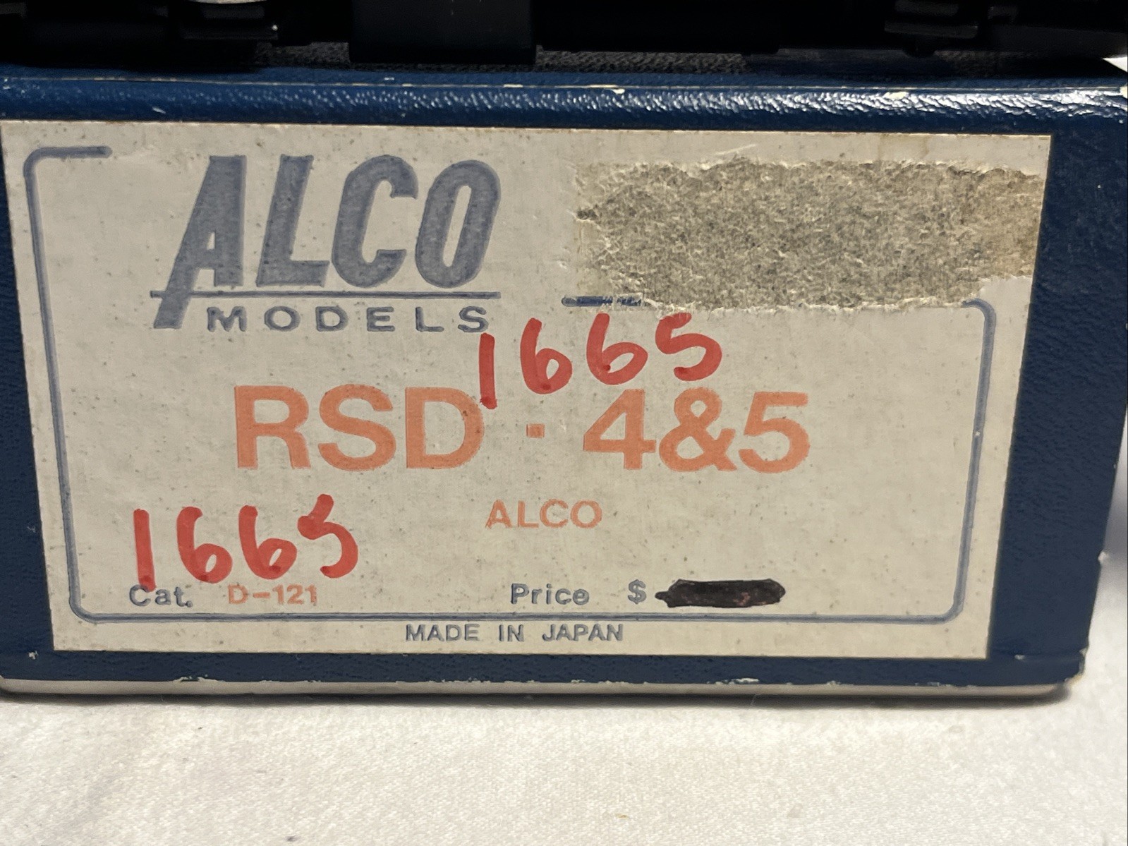 HO Scale ALCO Models Brass C&NW RSD 4&5 #1665 DC TESTED READ DESCRIPTION