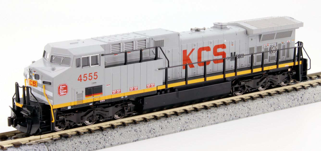 KATO 1767046 N SCALE AC4400CW Kansas City Southern de México 4555 DC 176-7046