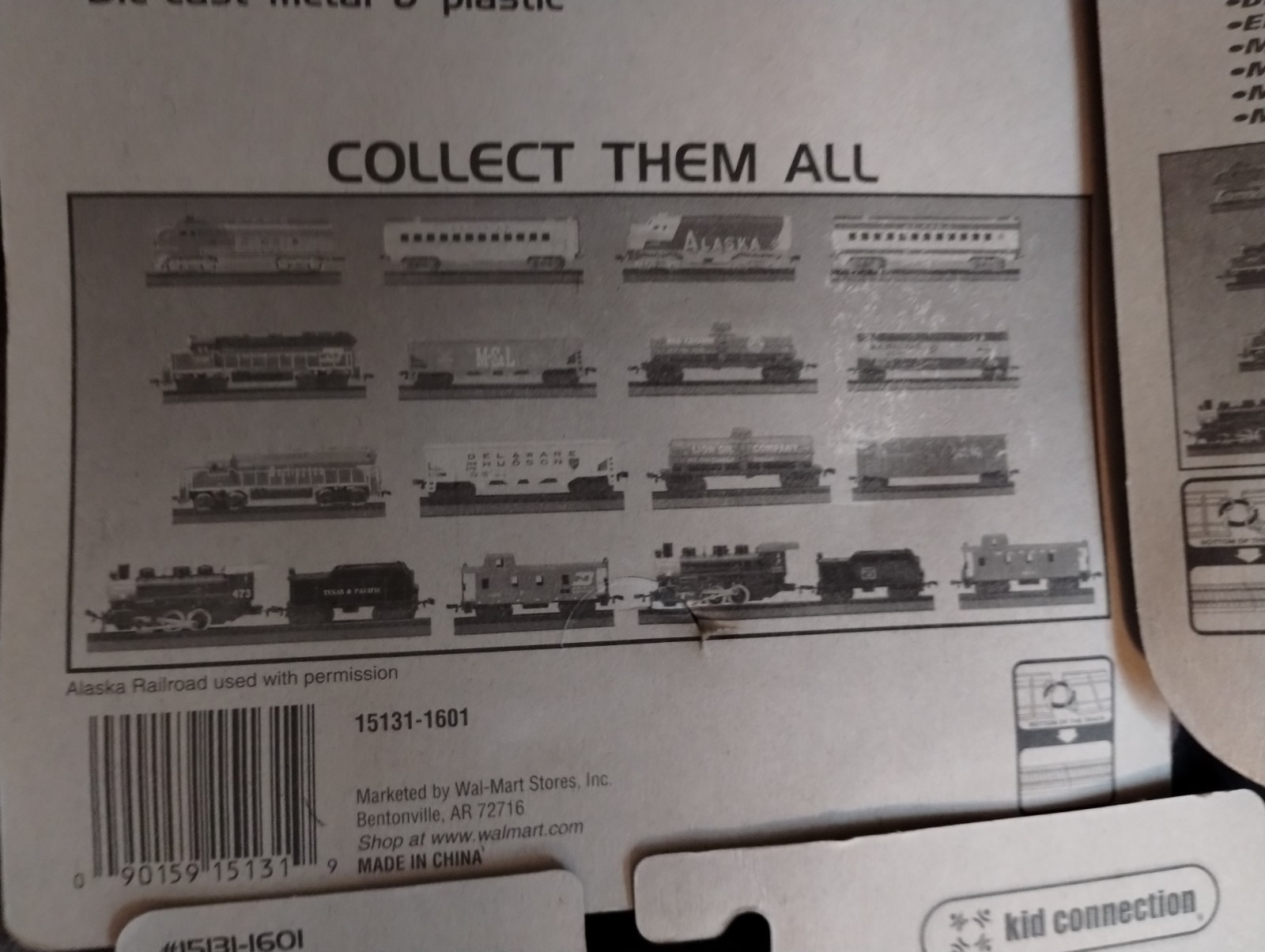 Maisto On Track Die-Cast Train with Track Burlington Northern Engine Lot Of 7