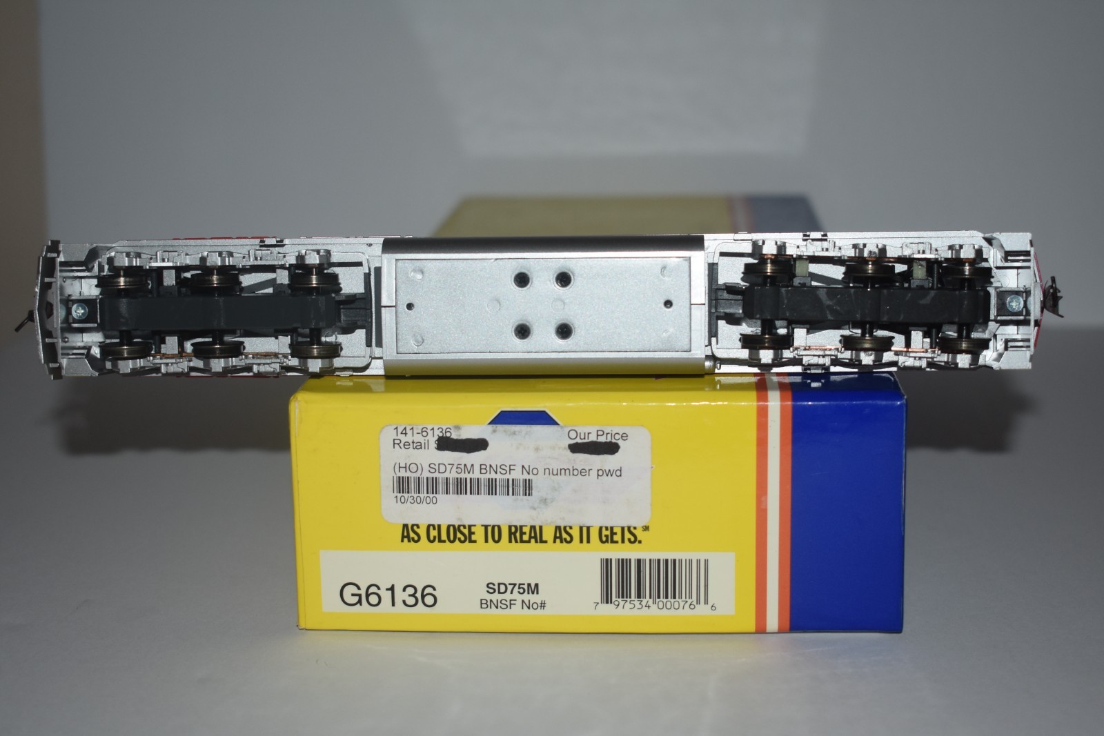 HO Scale Athearn Genesis 6136 BNSF SD75M Diesel Locomotive C52778