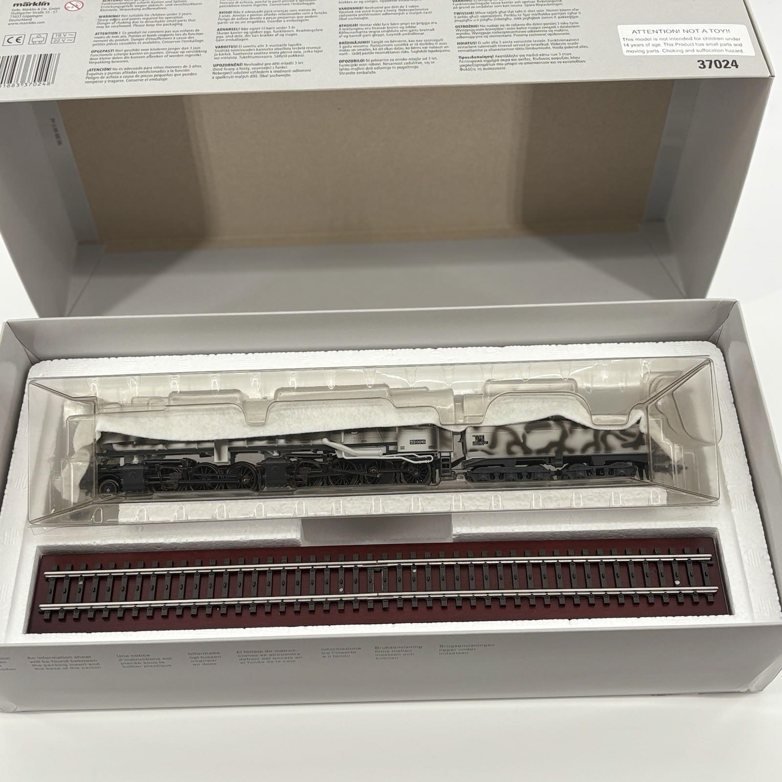 “Marklin 37024 BR 53.0 DR “”Borsig”” Locomotive MFX w/Sound HO Scale BRAND NEW!!