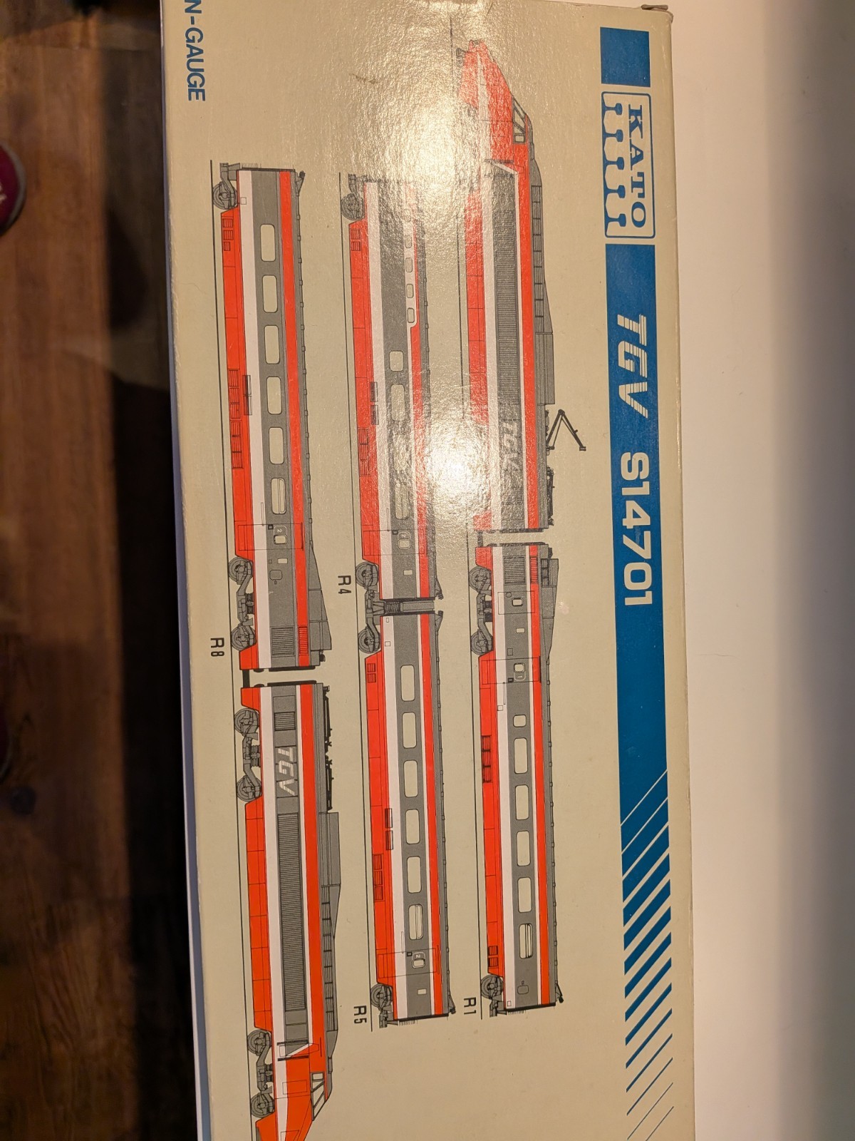 KATO French Railroad TGV S14701 N Scale Bullet Train N-Guage Toy Hobby NEW Rare