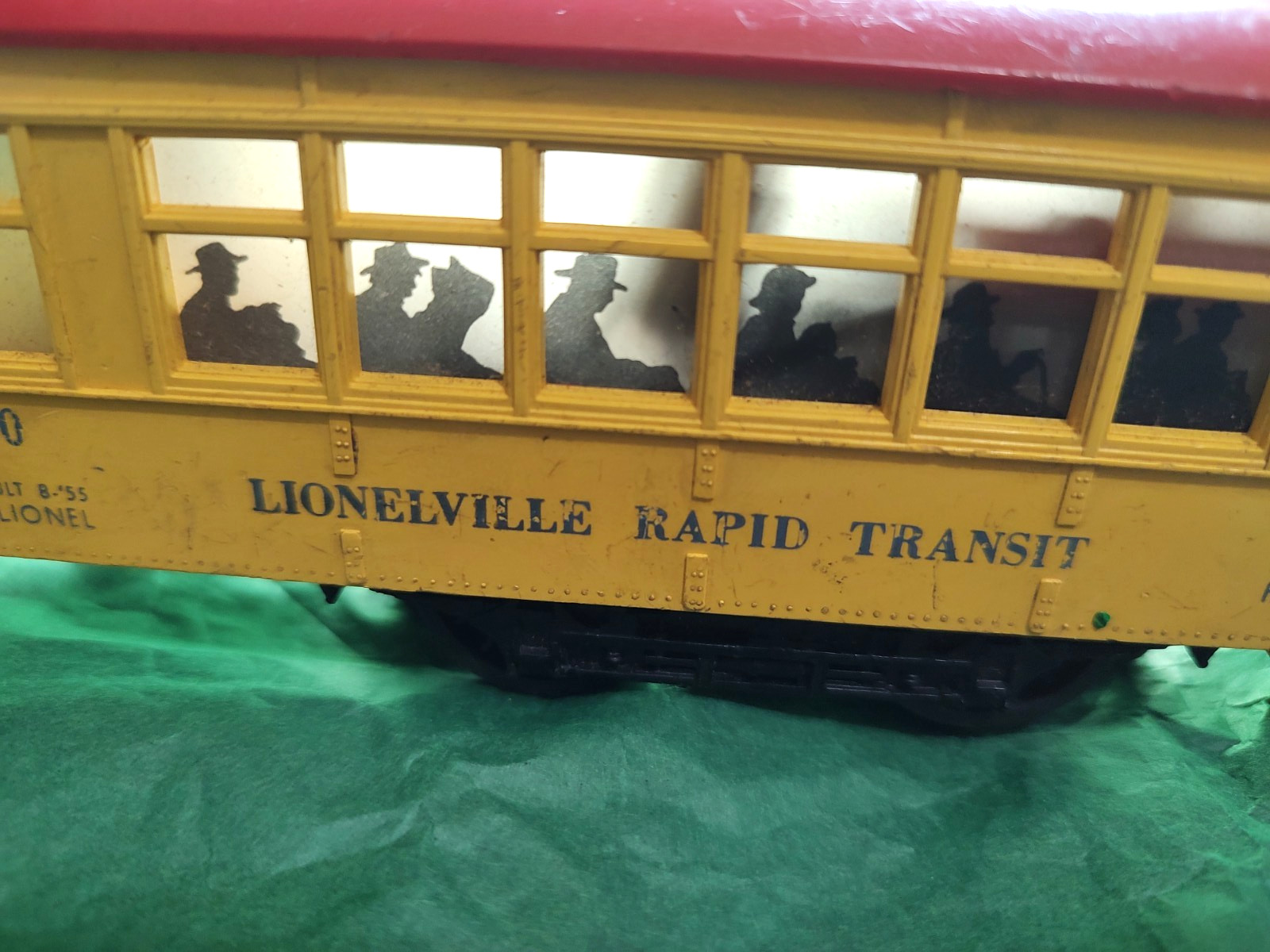 LIONEL #60 THE LIONELVILLE RAPID TRANSIT TROLLEY CAR O SCALE 1960s -As Is – Read