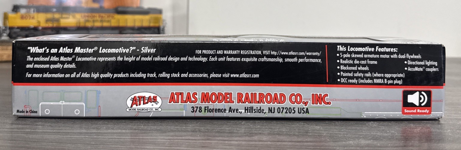 Atlas Master Silver HO #10003741 SD26 Locomotive Santa Fe #4630 DCC Ready & NIB!