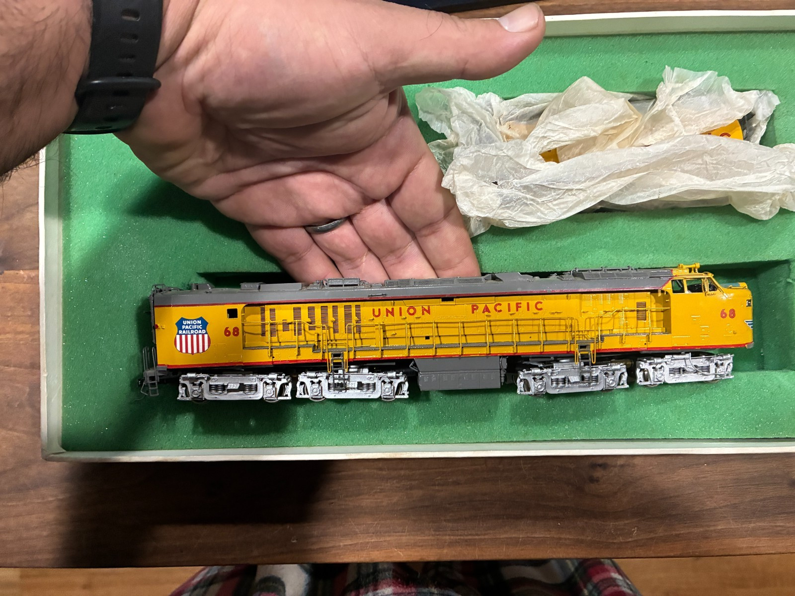 [T-HO] HO Overland Models Union Pacific Veranda Turbine w/ Round Tender #61-75