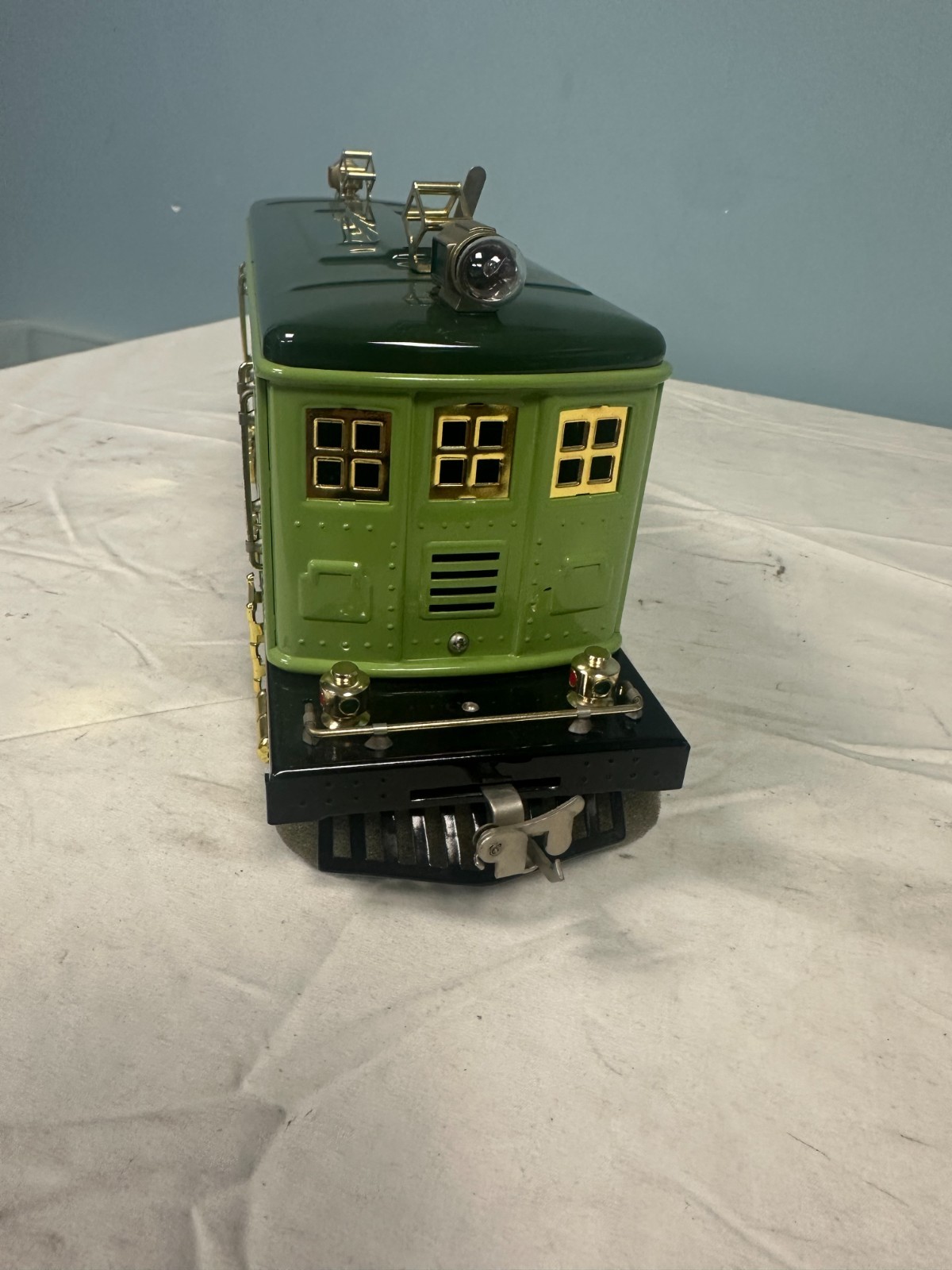 MTH Tinplate Traditions 10-1066-0 Green #9e Electric Locomotive (No Box)