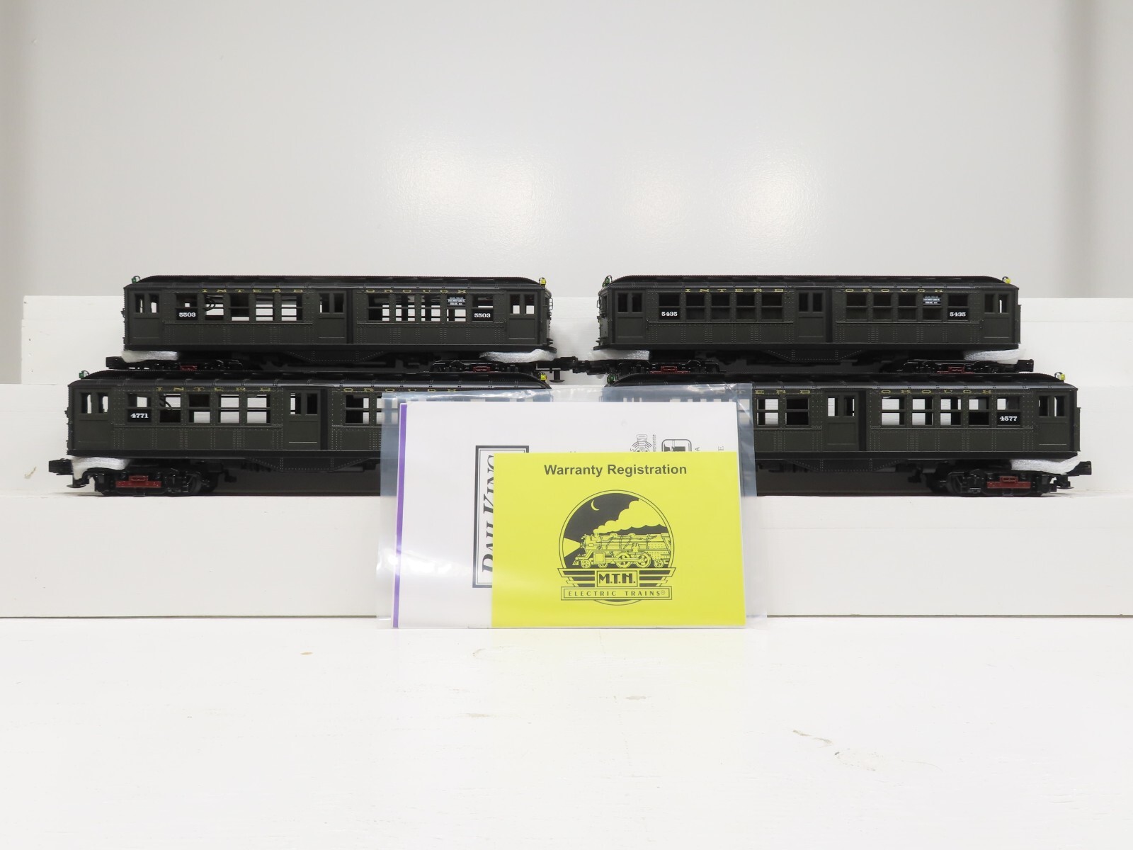 MTH 30-2447-1 Metropolitan (Green) 4-Car LO-V Subway Set w/Proto 2.0 NIB