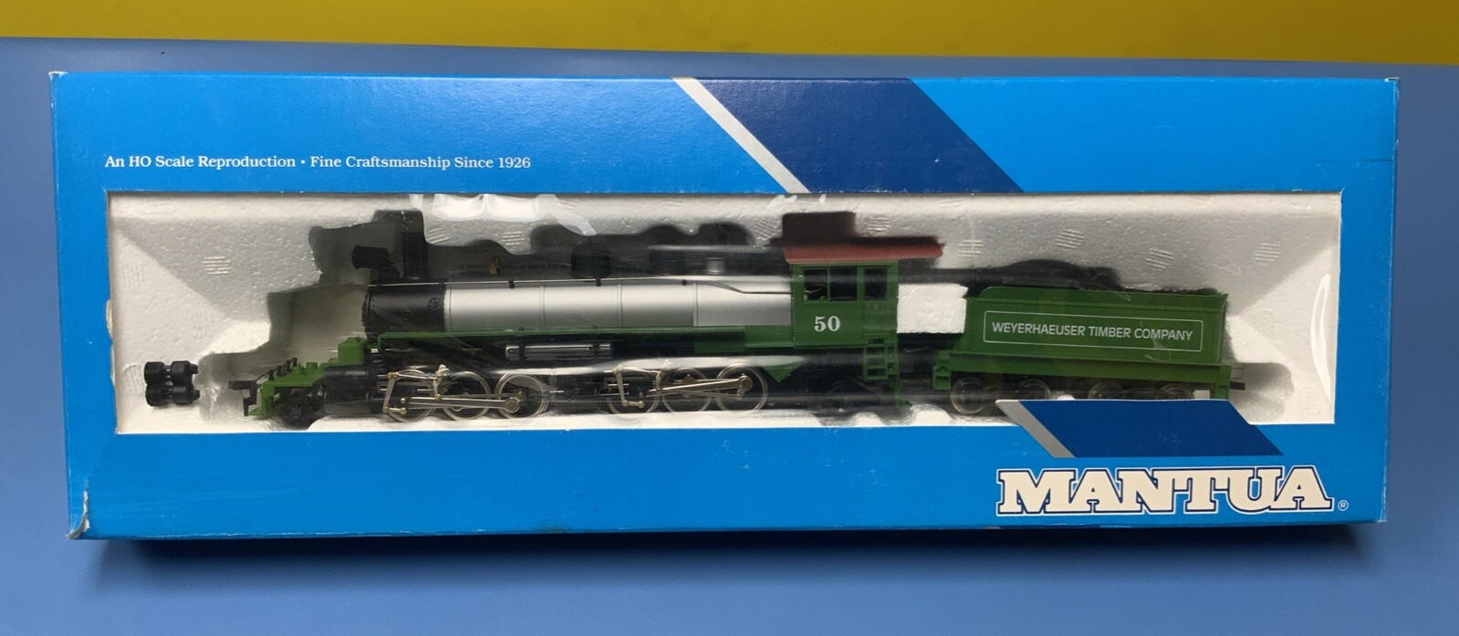 MANTUA 334-100 MALLET LOGGER – TENDER LOCOMOTIVE WEYERHAEUSER TIMBER CO.