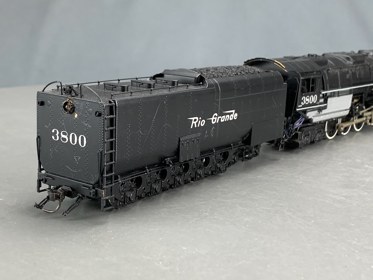 HO Key Brass D&RGW L-97 Challenger 4-6-6-4 Steam Loco #3800 w/DCC&SND HO8233