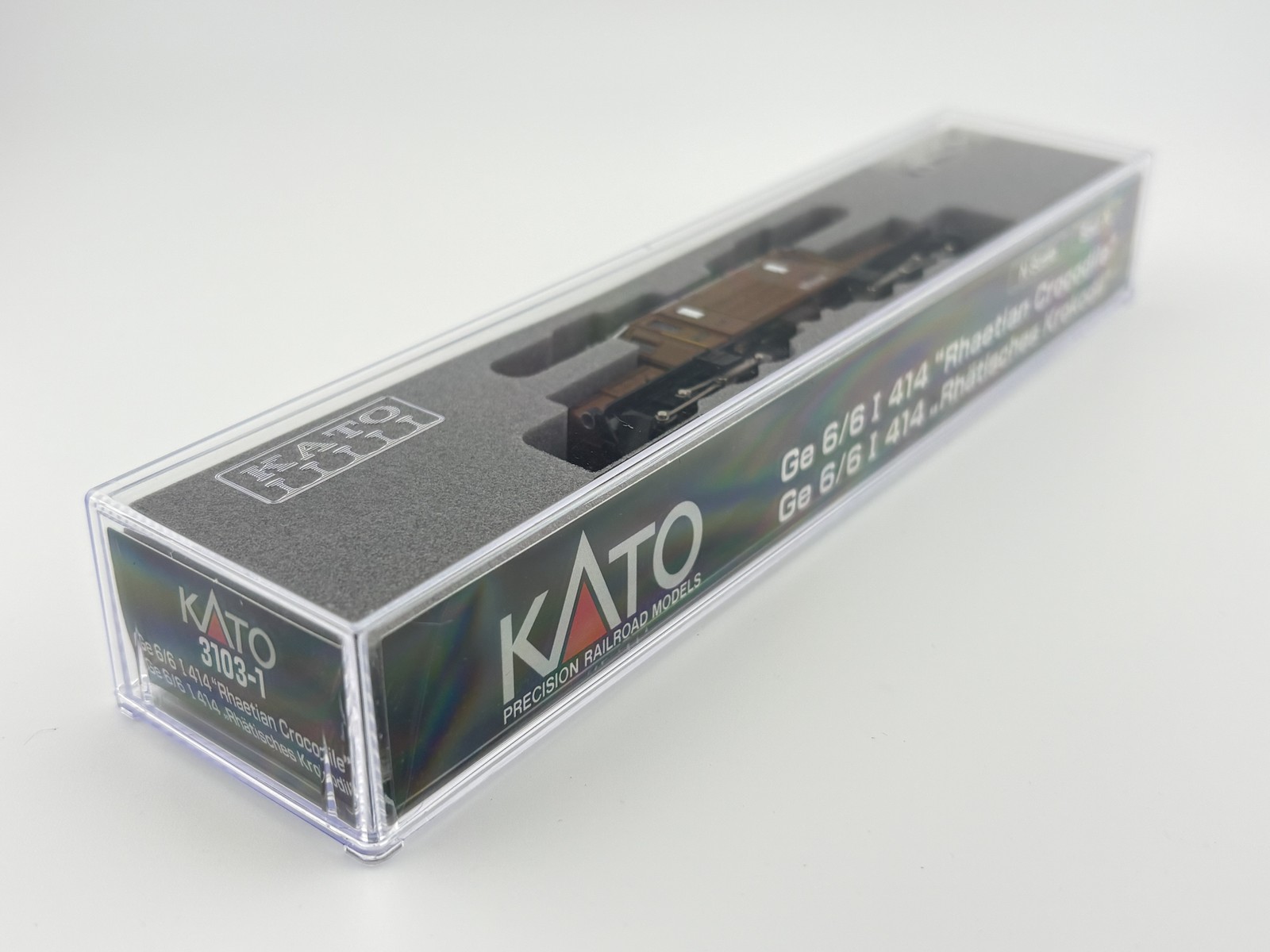 KATO 3103-1 Alpine Box-Type Locomotive Ge6/6-I Rhaetian (RhB) Crocodile N Scale