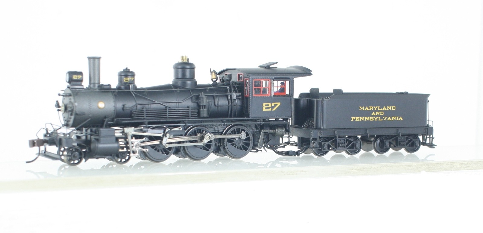 HO Bachmann Spectrum 82302 Maryland & Pennsylvania Baldwin 4-6-0 Loco & Tender 2