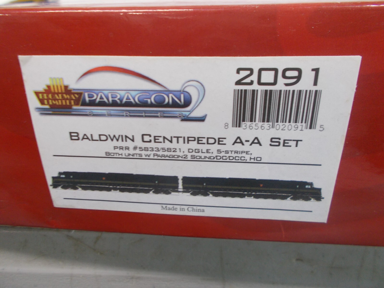 BROADWAY LIMITED~PENNSYLVANIA CENTIPEDE A-A LOCOMOTIVES W/DCC & SOUND~HO SCALE