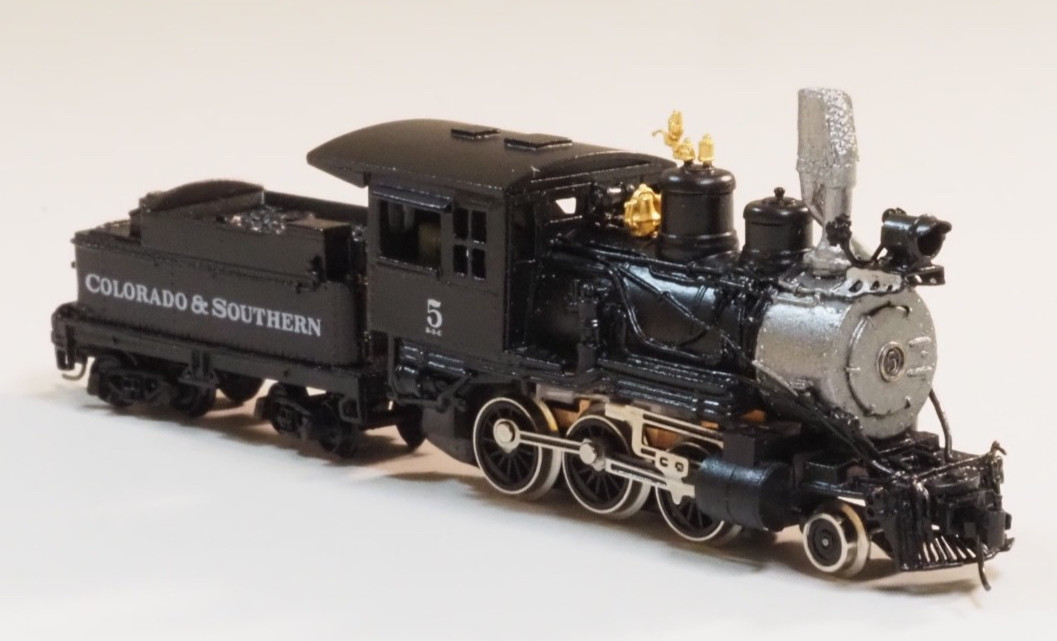 MTL Brass Steam locomotive 2-6-0 Colorado & Southern Scale N- Nn3 Z-track #5