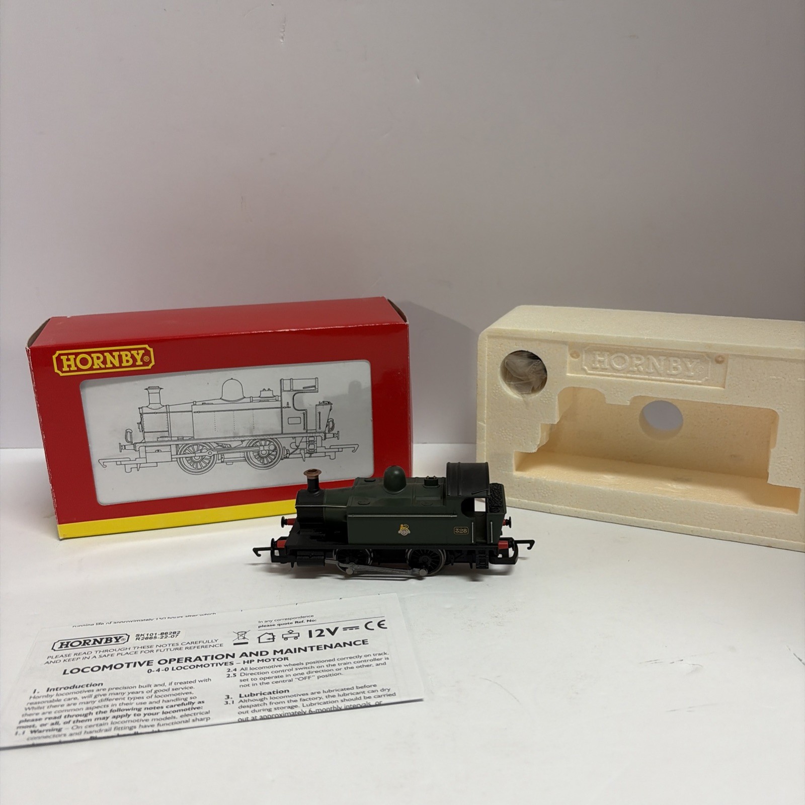 HORNBY R2665 BR 0-4-0 T INDUSTRIAL LOCOMOTIVE Boxed Green 328 00 Gauge Train NOS