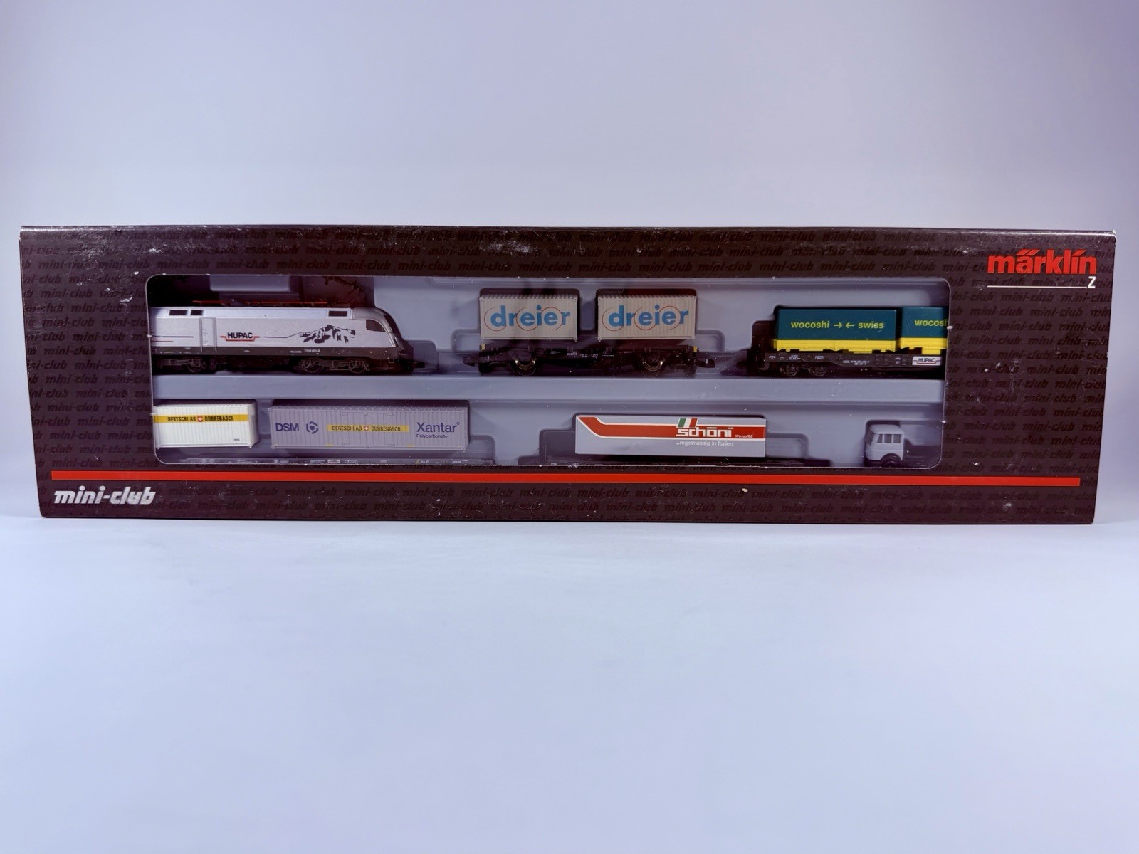 Marklin Mini-Club Z-Scale 81431 SBB HUPAC “Alpine Transit” Train Set
