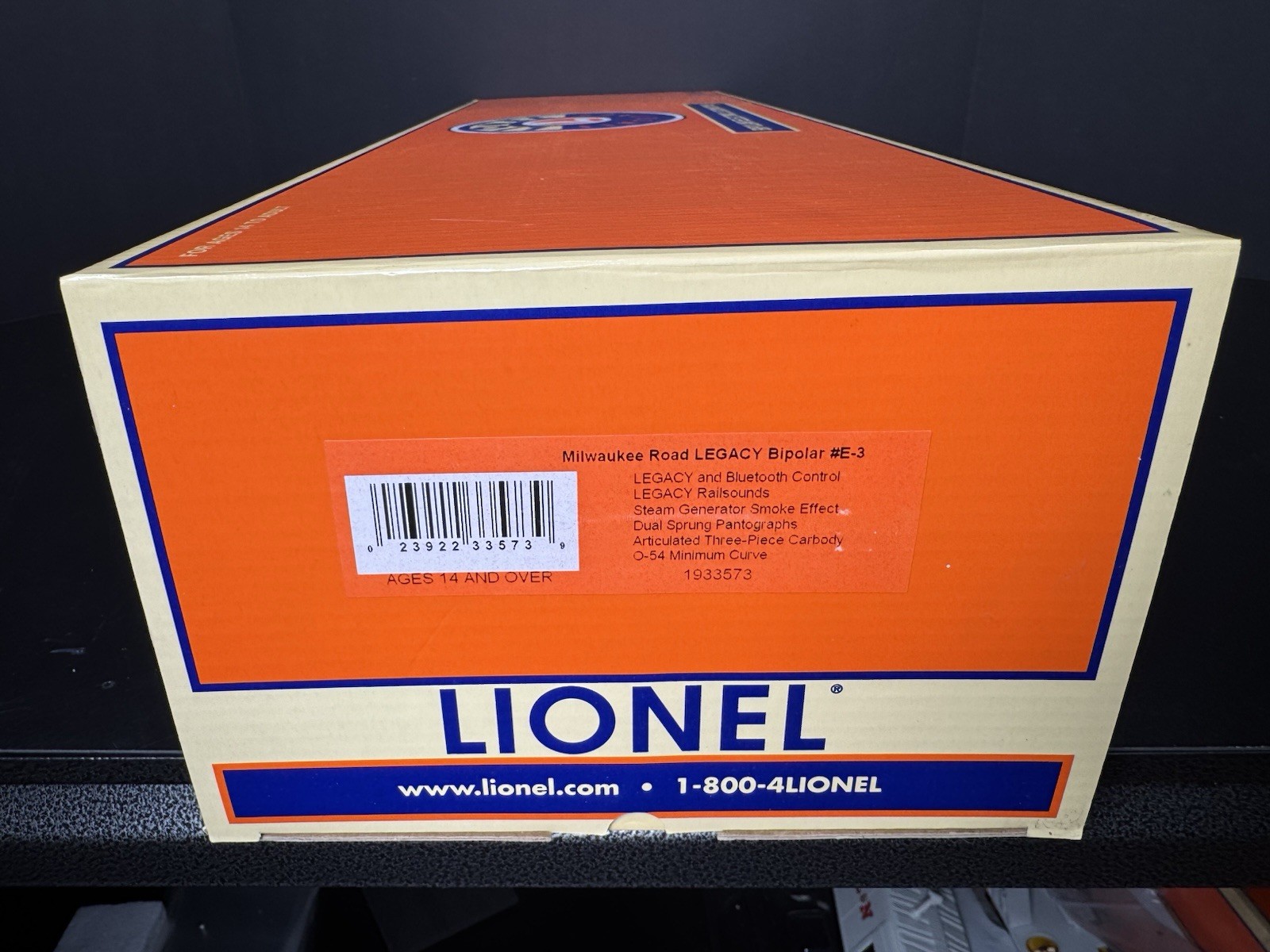 Lionel LEGACY 1933573 Milwaukee Road bipolar electric engine #3 LNIB