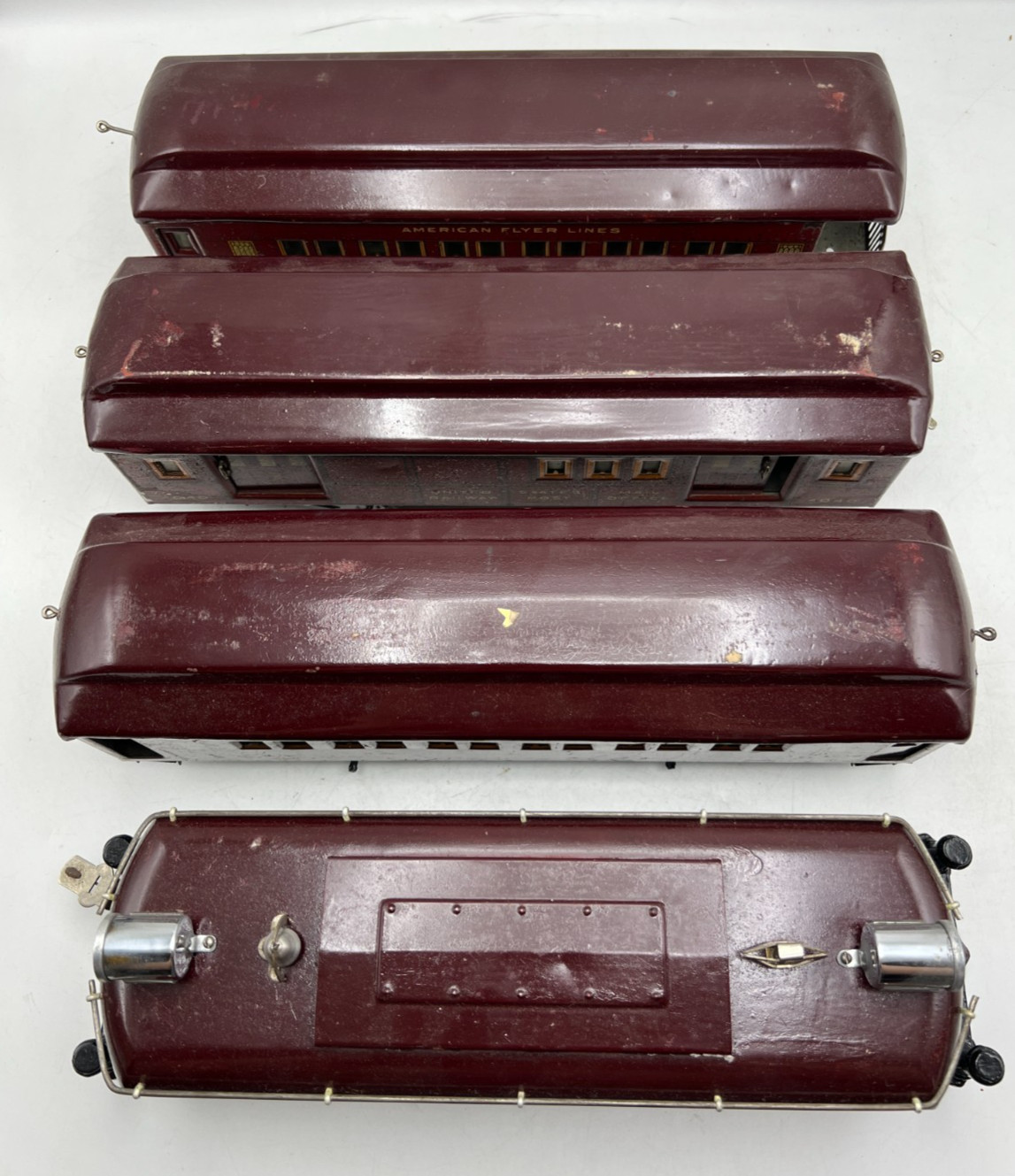 American Flyer Lines Standard 4019 Boxcab Electric Engine Passenger *Repainted*