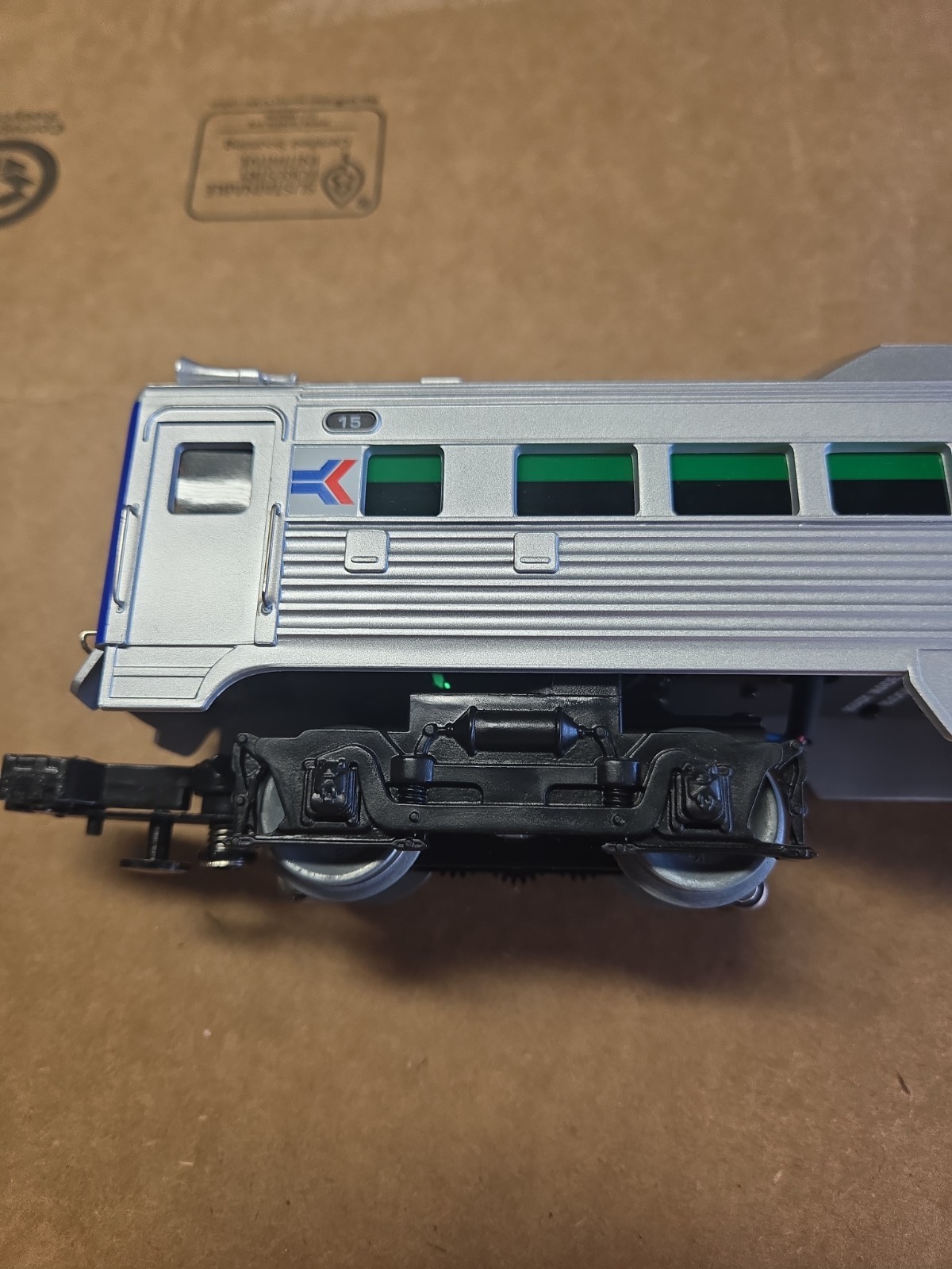 RMT AMTRAK POWERED RDC RAIL DIESEL ENGINE PASSENGER CAR – O GAUGE LIONEL TRAIN