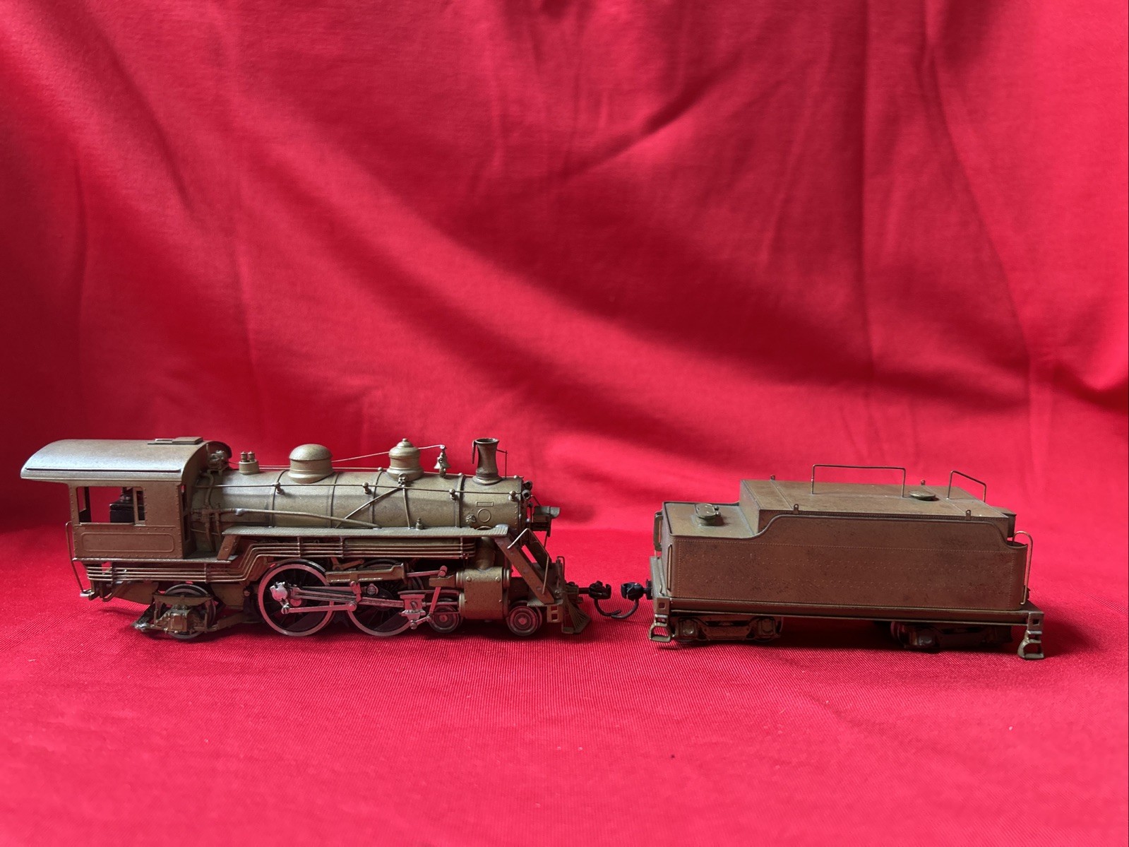 NWSL /FED BRASS 4-4-2 E-1 ST Louis SW Cotton Belt Locomotive HO