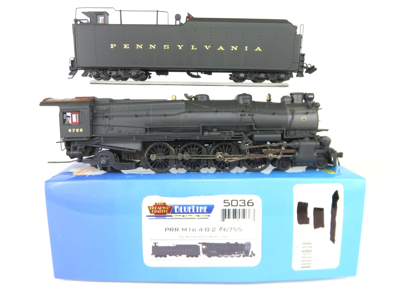 Broadway Limited 5036 HO Scale Pennsylvania M1b 4-8-2 Steam Locomotive DCC/Sound