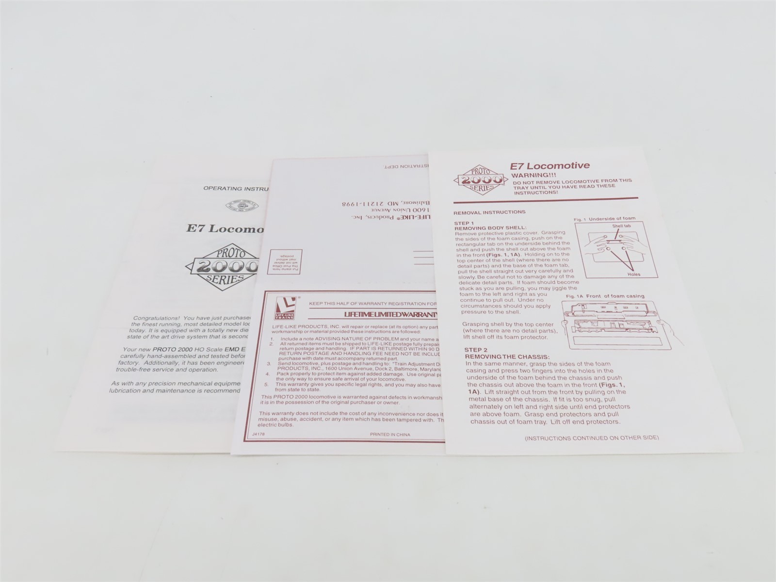 HO Scale Proto 2000 21072 Undecorated EMD E7A Diesel Locomotive – DCC Ready