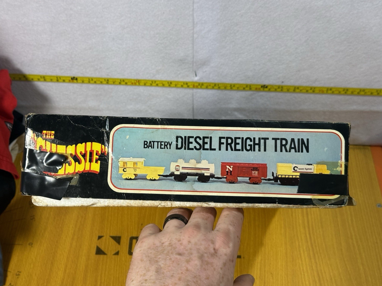 Vintage 1976-The Chessie Battery Diesel Train Set-Durham Rail Power NO.8816