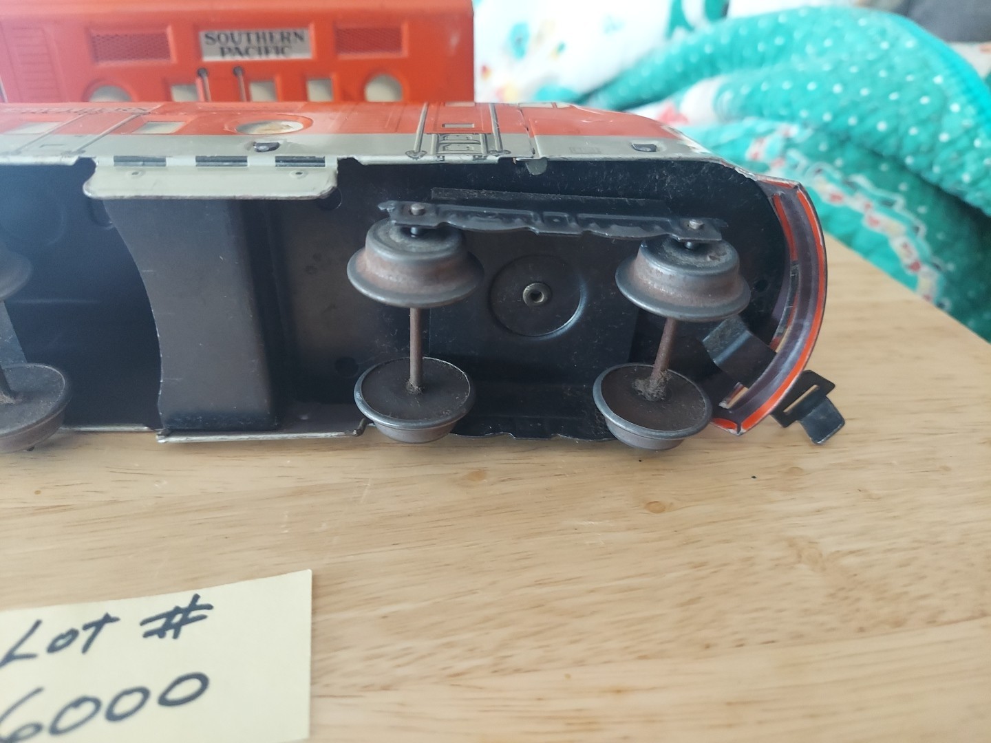 Marx Train 6000 Southern Pacific Diesel Locomotive metal Lot #6000