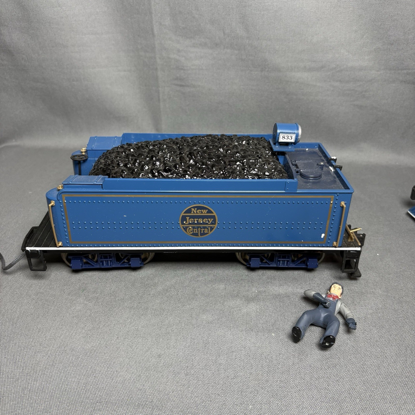 Bachman Steam Locomotive & Tender ~ NEW JERSY CENTRAL ~ Blue Comet Rd# 833 – G