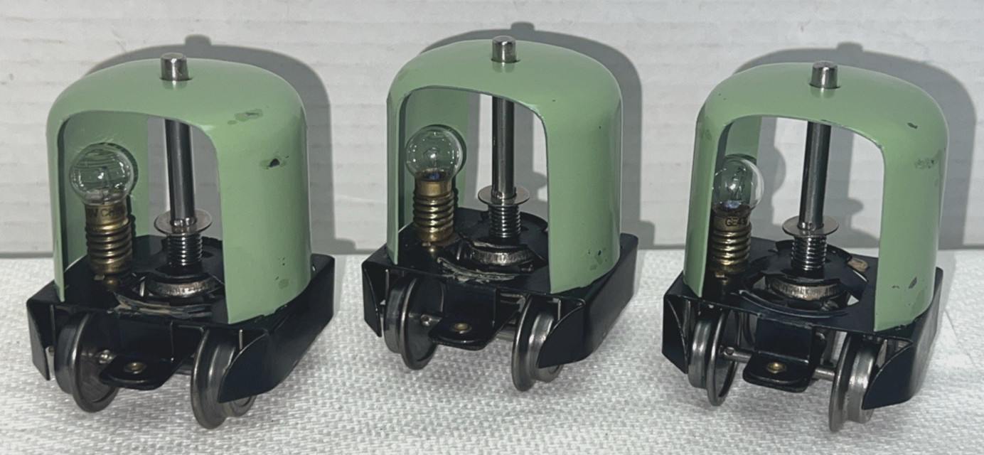LIONEL PREWAR O-GAUGE TWO-TONE GREEN CITY OF DENVER SET 6531W W/636W/637/637/638