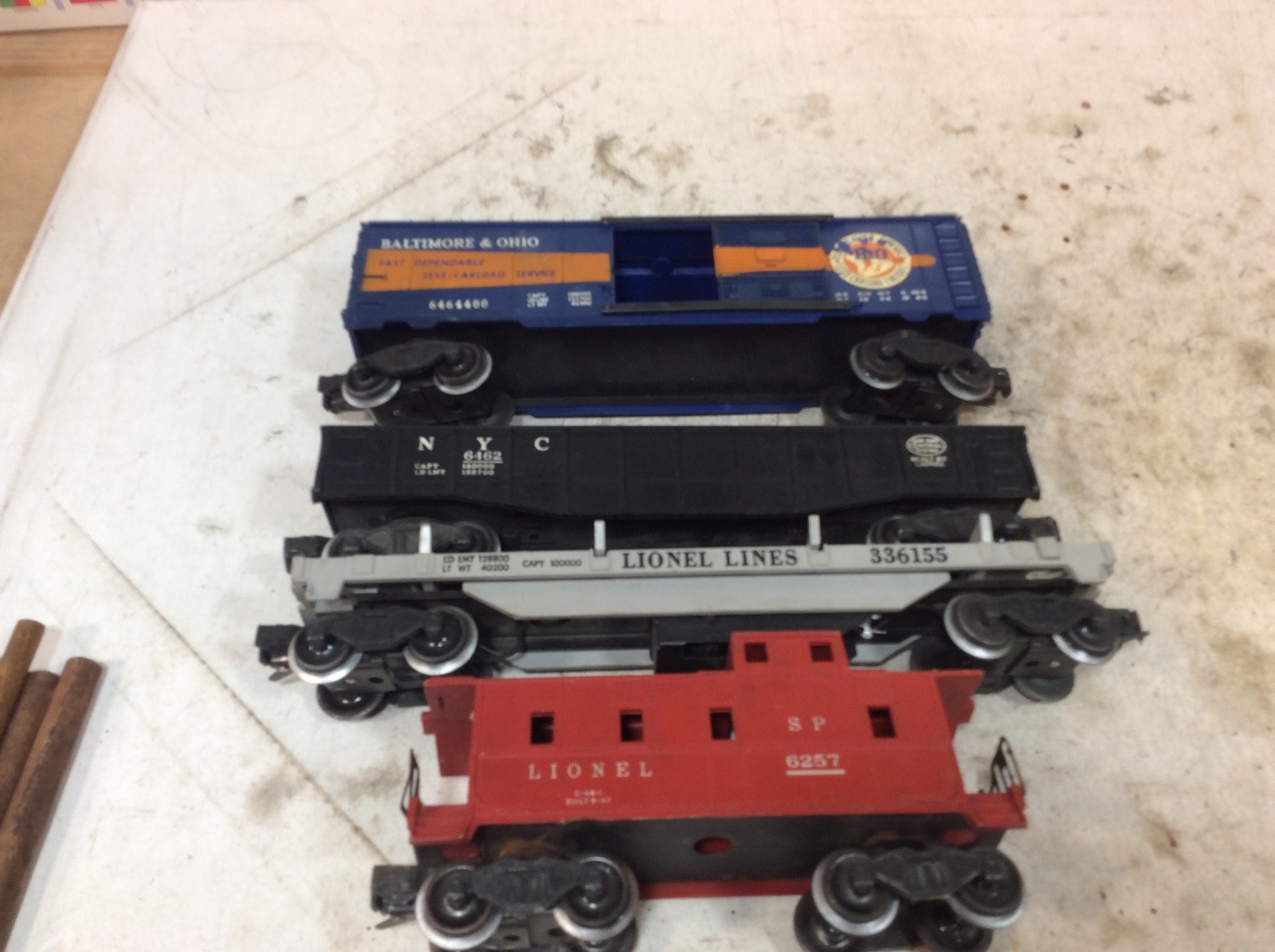 Lionel 1555WS Postwar – Set 2018 Steam Engine Freight Cars O Gauge / 027