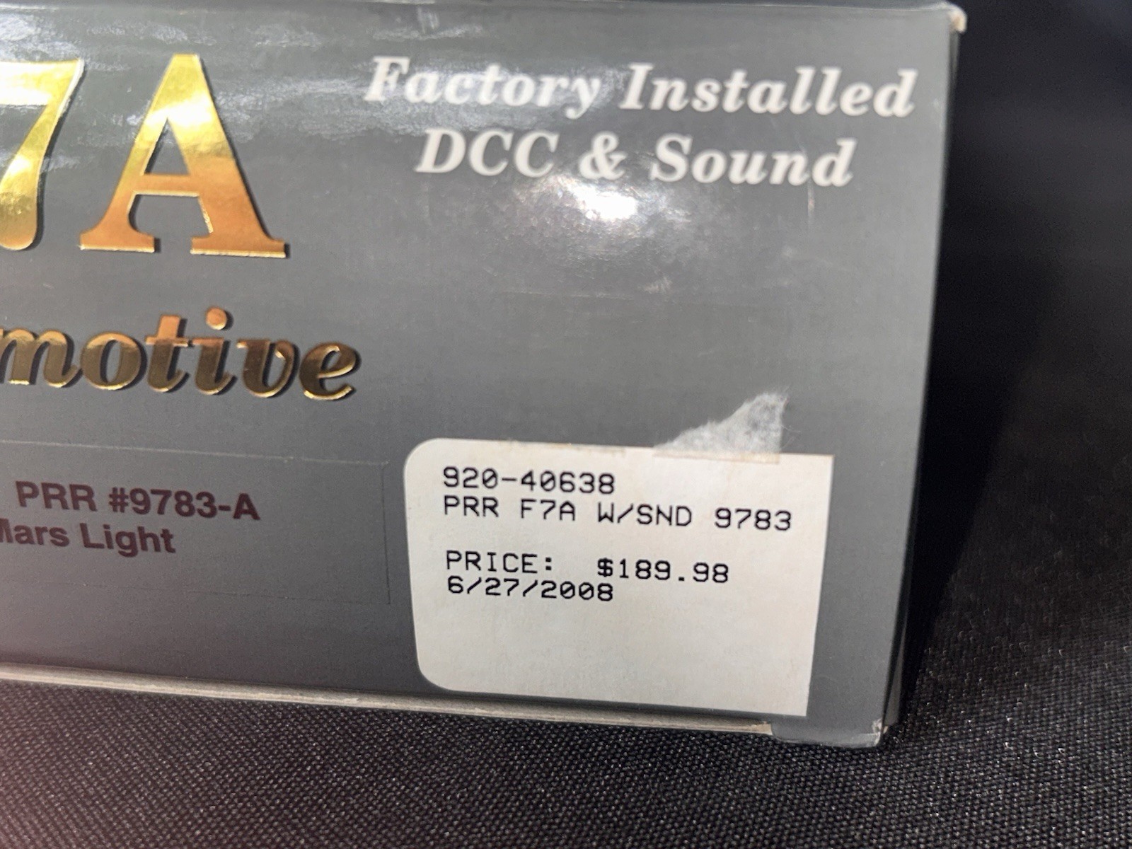 Proto 2000 HO Scale Pennsylvania F7A Locomotive PRR w/Sound & DCC NIB