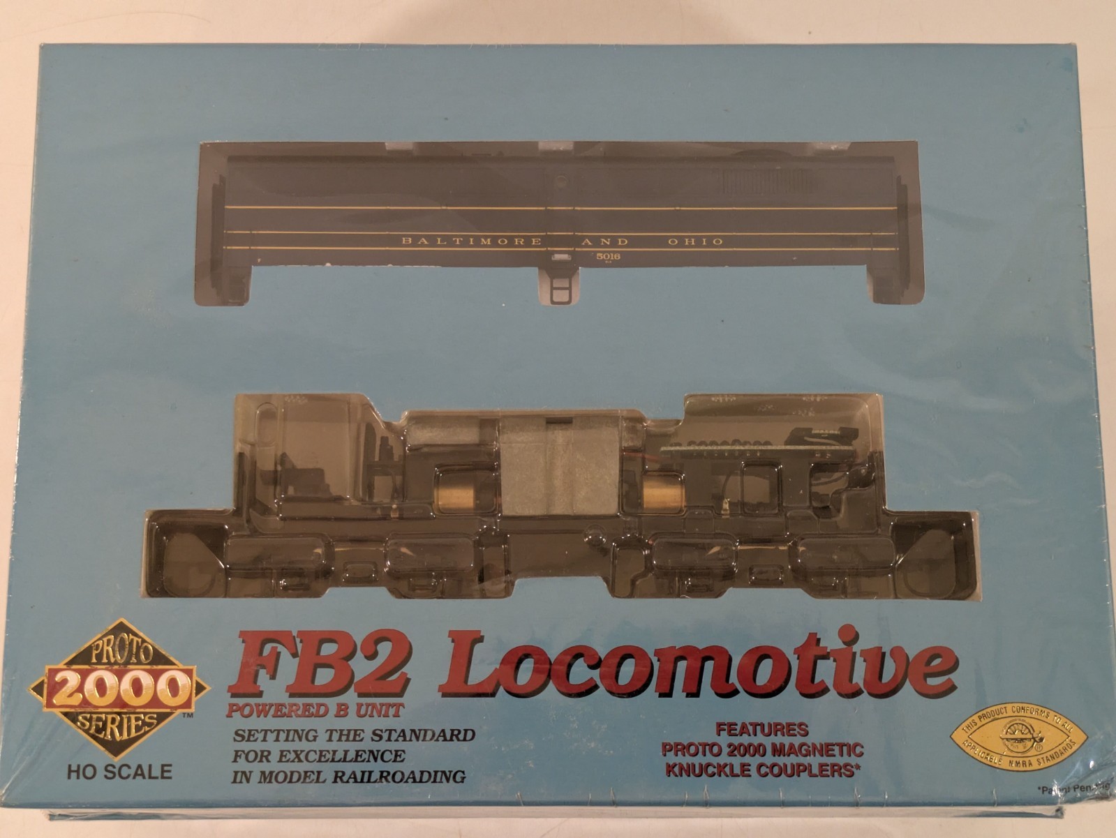 HO Alco FA2/FB2 Set (Both Powered) B&O Baltimore & Ohio DCC Ready NIB NOS #30202