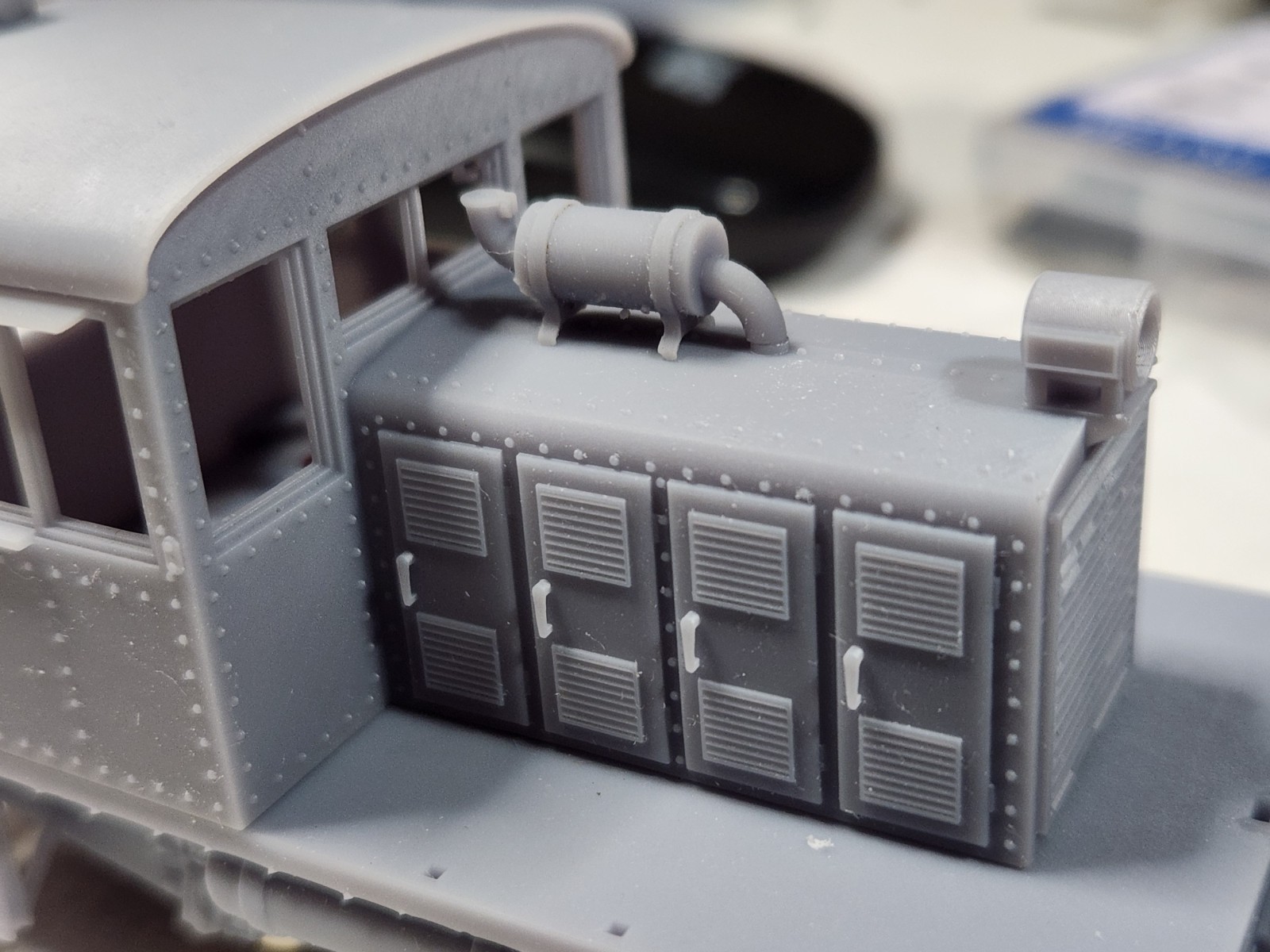 S Scale Freelance “Critter” Switcher Kit 3D Printed With Cab Interior Details