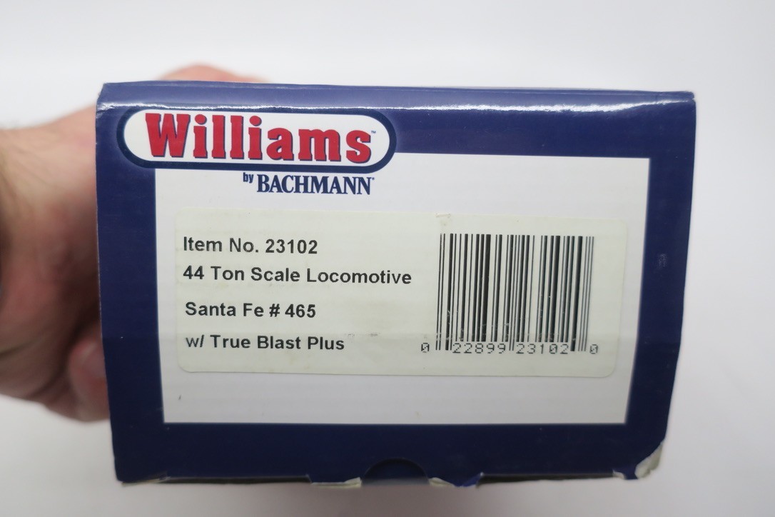 Williams O Santa Fe #465 44 Ton Scale Locomotive w/ True Blast Plus 23102