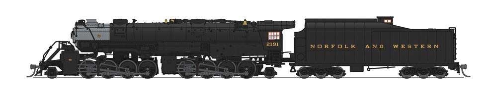 N-SCALE 7223 Broadway N&W Class Y6b 2-8-8-2 – Sound and DCC N&W #2199