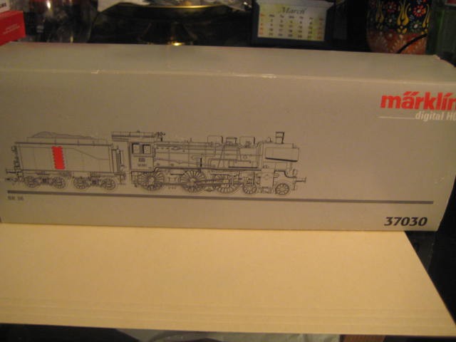 Marklin H0 37030 DRG KPEV P8 BR 38 Steam Locmotive w/manual in orig box
