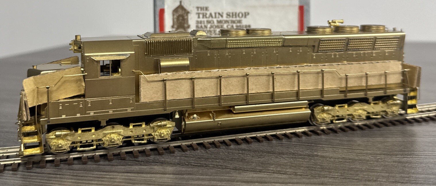 The Train Shop HO Brass SD-45 STD. Diesel Locomotive – Unpainted, Tested & NOS!