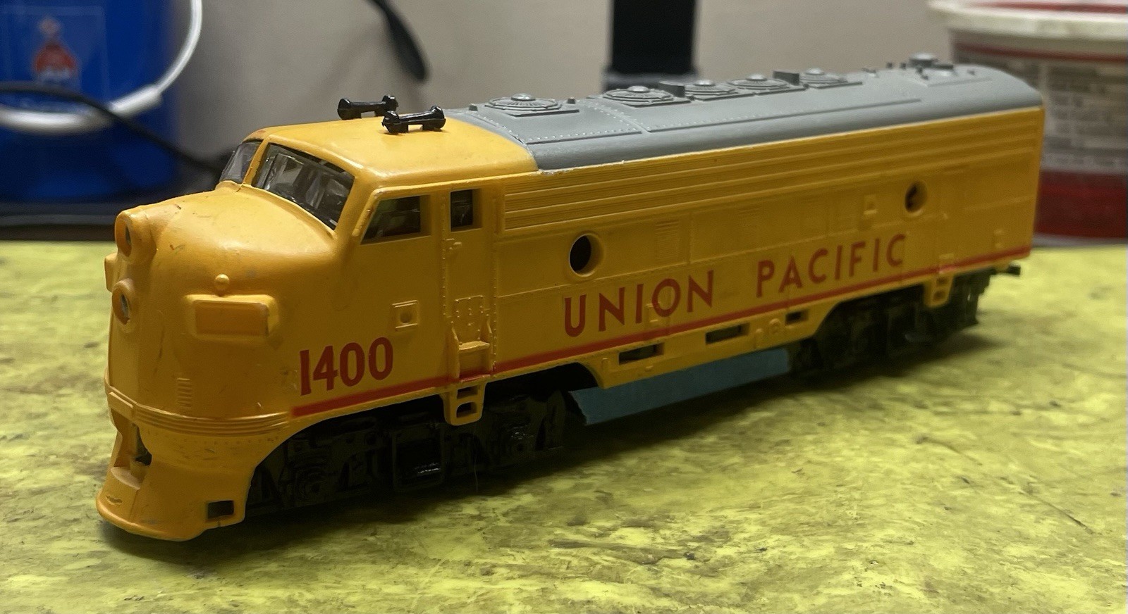 HO Life Like Union Pacific #1400 F7 Locomotive Engine Serviced Lot A53