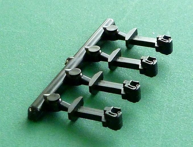 Greenmax 8051 N gauge Knuckle coupler (Long, Black / 20 pieces) From Japan