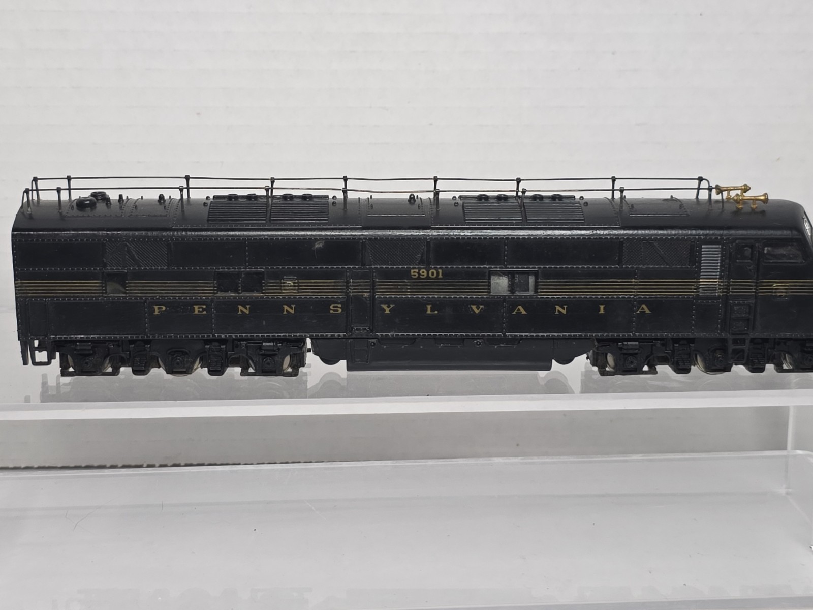 2 Custom Roco HO Scale Pennsylvania PRR 5900 5901 E7 A Diesel Loco Read Desc.