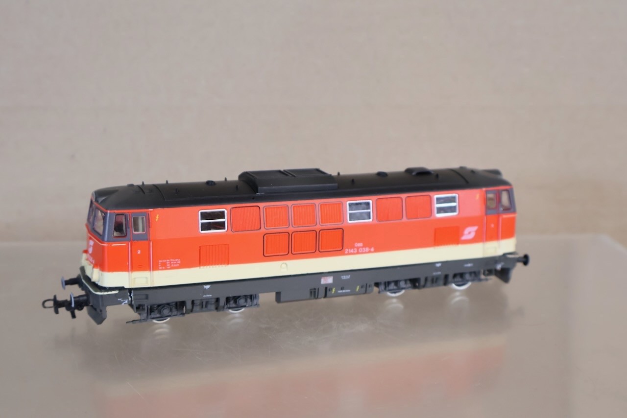 KLEIN MODELLBAHN OBB ÖBB CLASS BR 2143 038-4 DIESEL LOCOMOTIVE om