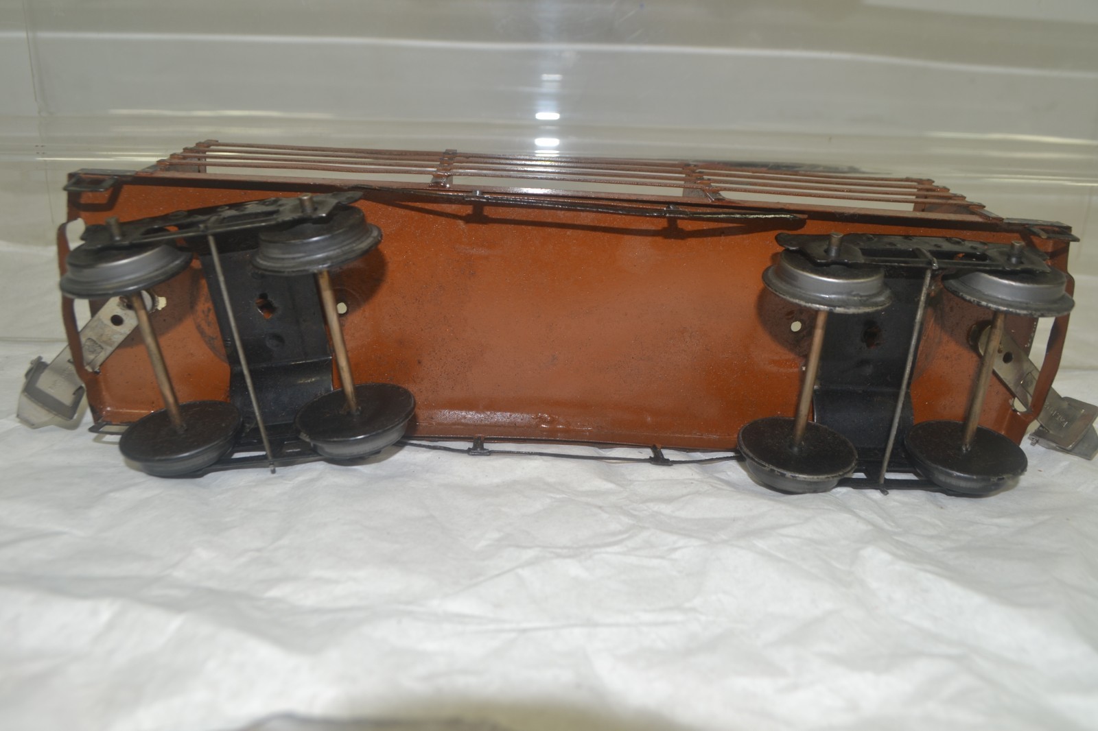 IVES PREWAR STANDARD GAUGE 1132 STEAM FREIGHT SET, # 710, BOXED, EX-PLUS