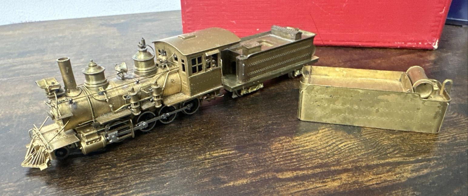 Westside Model Co. HOn3 Brass 2-8-0 Class C-16 D&RGW #278 w/Custom Tender DNR