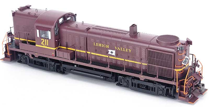 Bowser 25245 HO Scale Alco RS-3 Hammer Head Lehigh Valley #211 Tuscan DC